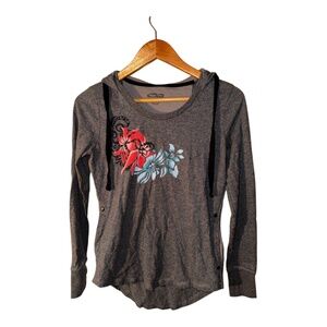 Crazy Shirts Hawaii Hoodie Tee S Floral